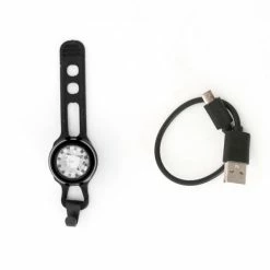 MSC Lampe De Sécurité à LED Avant USB Noir