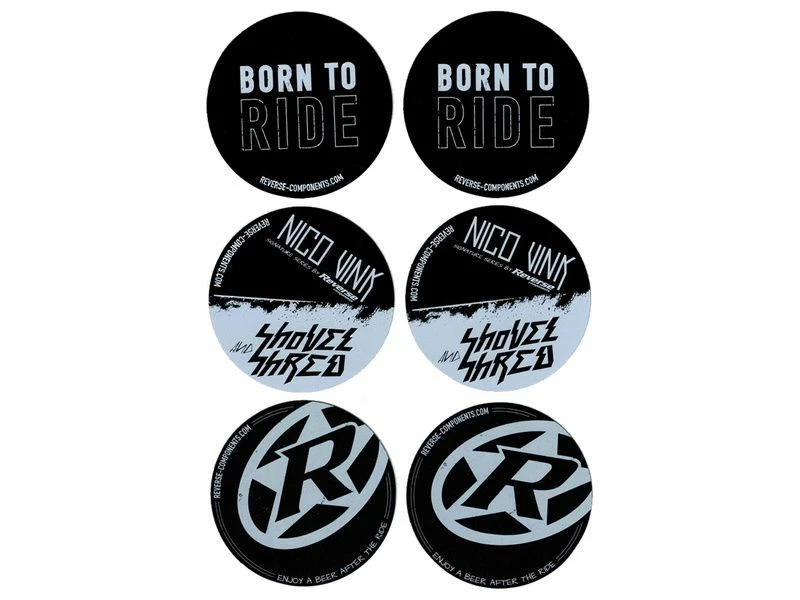 Reverse Components Dessous De Verres Reverse Noir / Blanc (x6) 3 Reverse Components Dessous De Verres Reverse Noir / Blanc (x6)